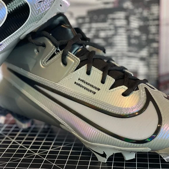 🏈NIKE VAPOR EDGE ELITE 360 2 GREY FOOTBALL CLEATS DA5457-002🏈 - Picture 7 of 11